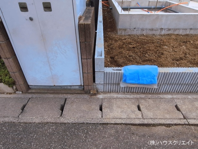 千葉県松戸市栄町8丁目の新築戸建て基礎写真 2026年3月1日撮影
