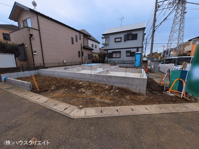 千葉県松戸市栄町8丁目の新築戸建て基礎写真 2026年3月1日撮影