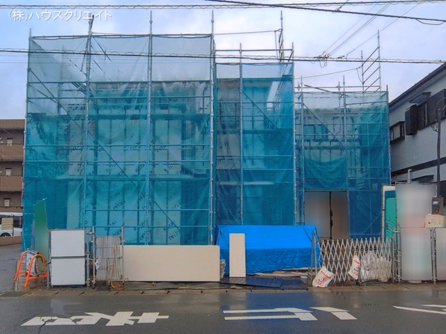 千葉県松戸市栄町8丁目の新築戸建てシート写真 2026年3月25日撮影