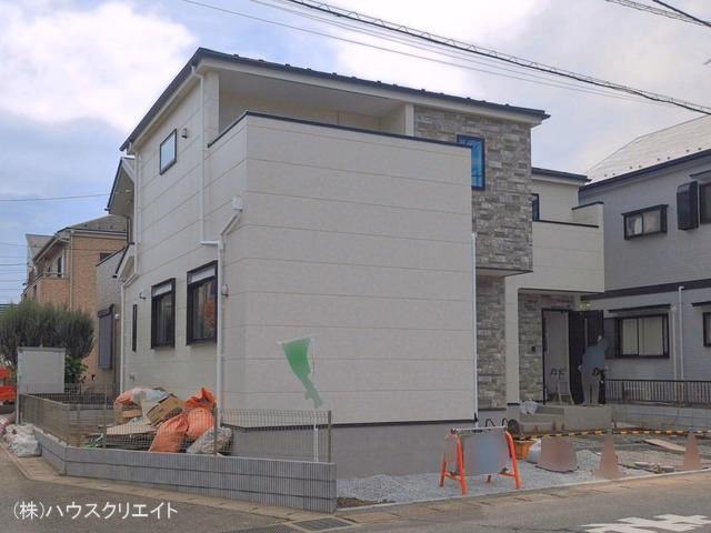 千葉県松戸市栄町8丁目の新築戸建て外構写真 2026年4月20日撮影