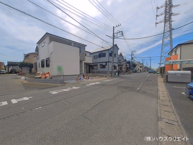千葉県松戸市栄町8丁目の新築戸建て外構写真 2026年4月20日撮影