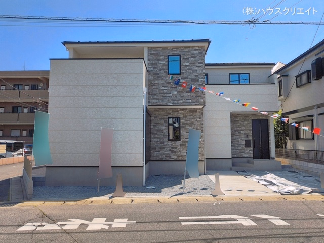 千葉県松戸市栄町8丁目の新築戸建て完成写真 2026年5月17日撮影