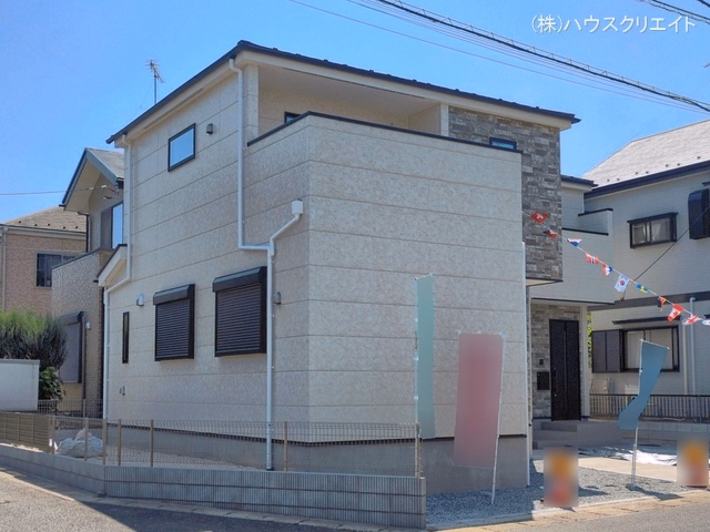 千葉県松戸市栄町8丁目の新築戸建て完成写真 2026年5月17日撮影