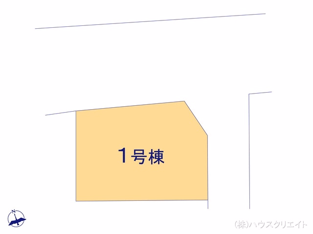 千葉県松戸市栄町8丁目の新築戸建て全体区画図 ※図面と異なる場合は現況を優先