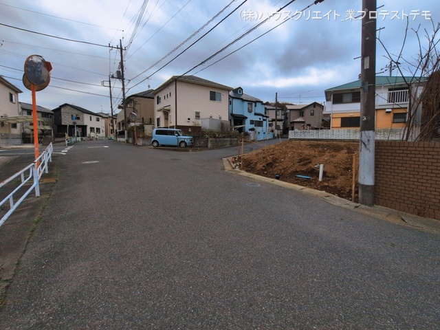 千葉県流山市名都借の新築戸建て更地・土地写真 2026年3月5日撮影