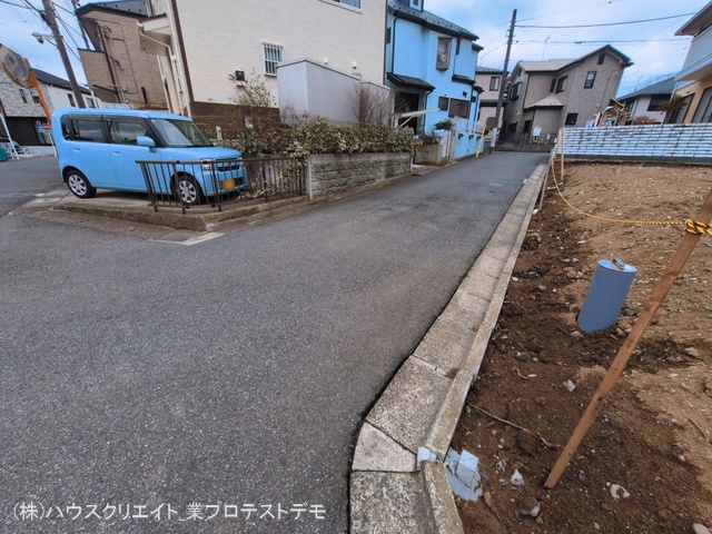 千葉県流山市名都借の新築戸建て更地・土地写真 2026年3月5日撮影