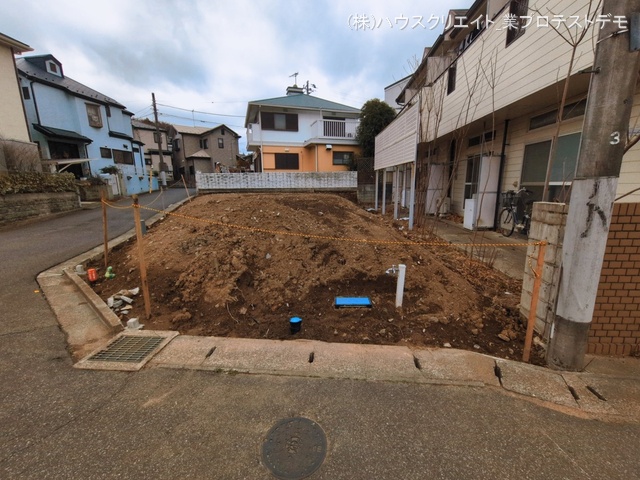 千葉県流山市名都借の新築戸建て更地・土地写真 2026年3月5日撮影