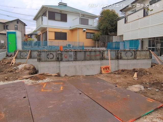 千葉県流山市名都借の新築戸建て基礎写真 2026年4月6日撮影