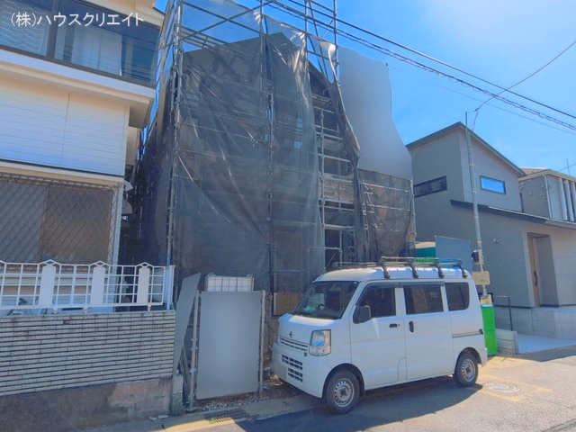 千葉県松戸市上本郷の新築戸建てシート写真 2026年5月10日撮影