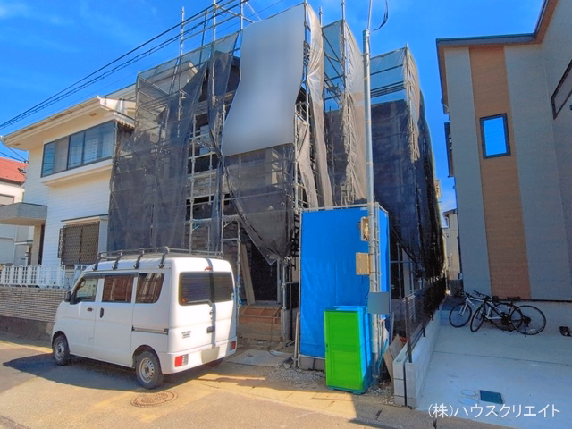 千葉県松戸市上本郷の新築戸建てシート写真 2026年5月10日撮影