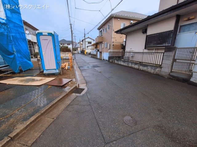 千葉県松戸市八ケ崎３丁目の新築戸建てシート写真 2026年3月9日撮影