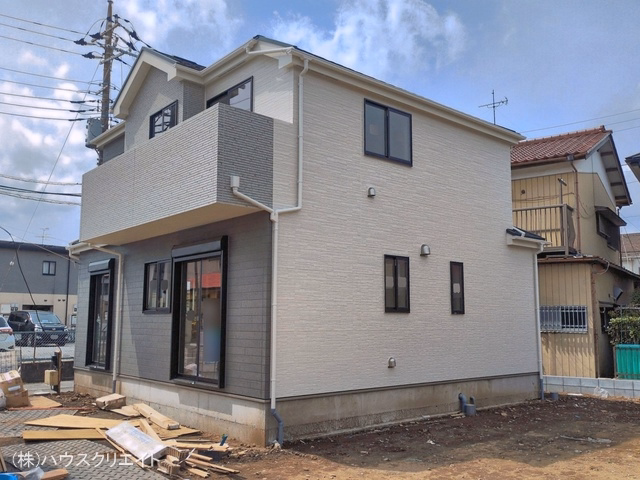 千葉県松戸市八ケ崎３丁目の新築戸建て外構写真 2026年4月8日撮影