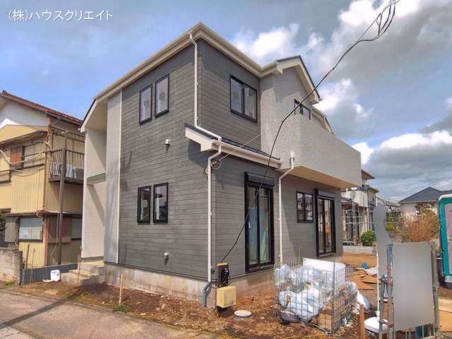 千葉県松戸市八ケ崎３丁目の新築戸建て外構写真 2026年4月8日撮影