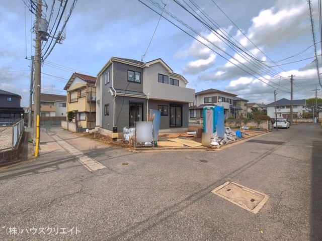 千葉県松戸市八ケ崎３丁目の新築戸建て外構写真 2026年4月8日撮影