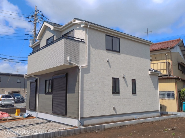 千葉県松戸市八ケ崎３丁目の新築戸建て外構写真 2026年4月27日撮影