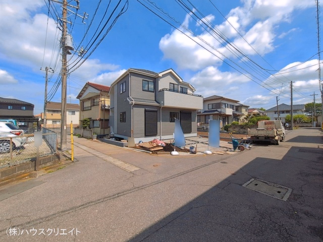 千葉県松戸市八ケ崎３丁目の新築戸建て外構写真 2026年4月27日撮影