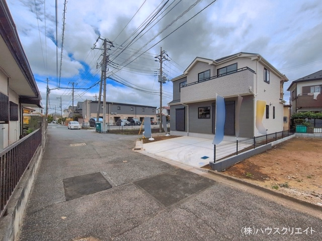 千葉県松戸市八ケ崎３丁目の新築戸建て完成写真 2026年5月27日撮影