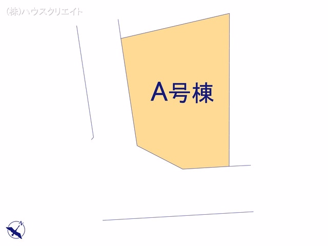 千葉県松戸市八ケ崎３丁目の新築戸建て全体区画図 ※図面と異なる場合は現況を優先