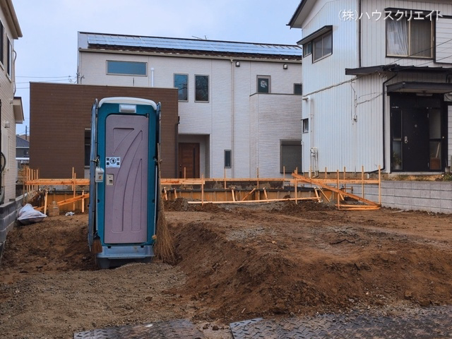 千葉県松戸市小金原８丁目の新築戸建て基礎写真 2026年3月9日撮影