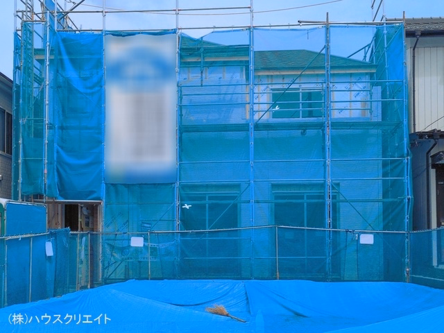 千葉県松戸市小金原８丁目の新築戸建てシート写真 2026年4月23日撮影