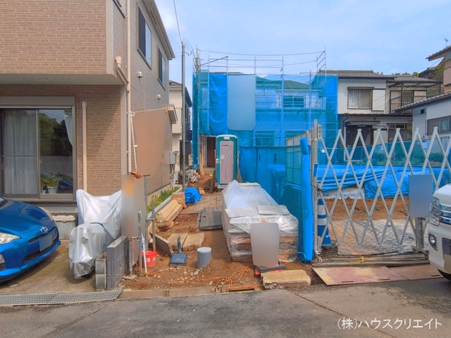 千葉県松戸市小金原８丁目の新築戸建てシート写真 2026年4月23日撮影