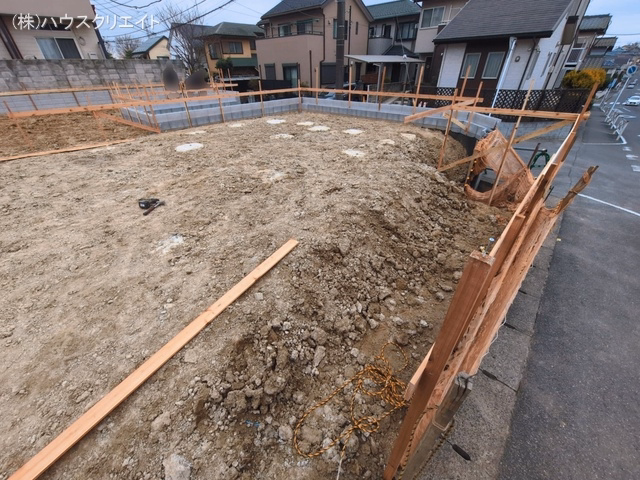 千葉県松戸市中金杉4丁目の新築戸建て更地・土地写真 2026年3月1日撮影