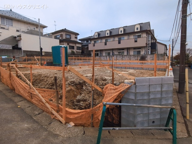 千葉県松戸市中金杉4丁目の新築戸建て更地・土地写真 2026年3月1日撮影