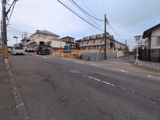 千葉県松戸市中金杉4丁目の新築戸建て更地・土地写真 2026年3月1日撮影