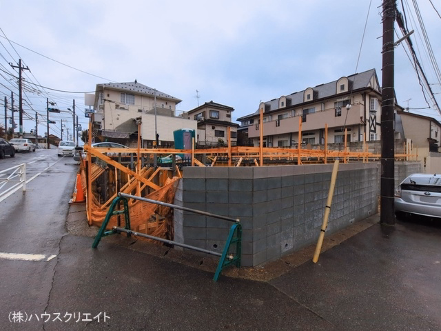 千葉県松戸市中金杉4丁目の新築戸建て基礎写真 2026年3月9日撮影