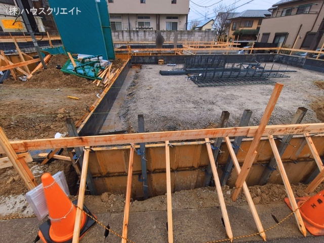 千葉県松戸市中金杉4丁目の新築戸建て基礎写真 2026年3月9日撮影