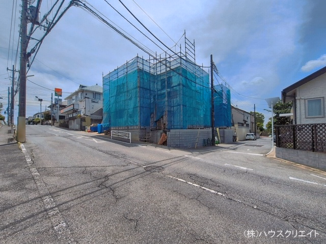 千葉県松戸市中金杉4丁目の新築戸建てシート写真 2026年5月6日撮影