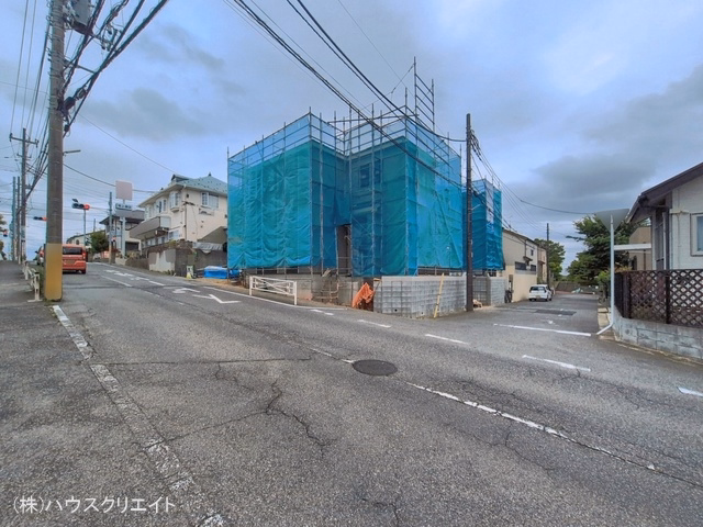 千葉県松戸市中金杉4丁目の新築戸建てシート写真 2026年6月4日撮影