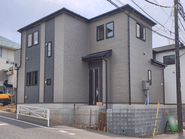 千葉県松戸市中金杉4丁目の新築戸建て外構写真 2026年6月29日撮影