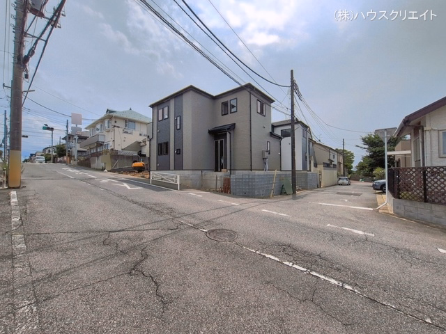 千葉県松戸市中金杉4丁目の新築戸建て外構写真 2026年6月29日撮影