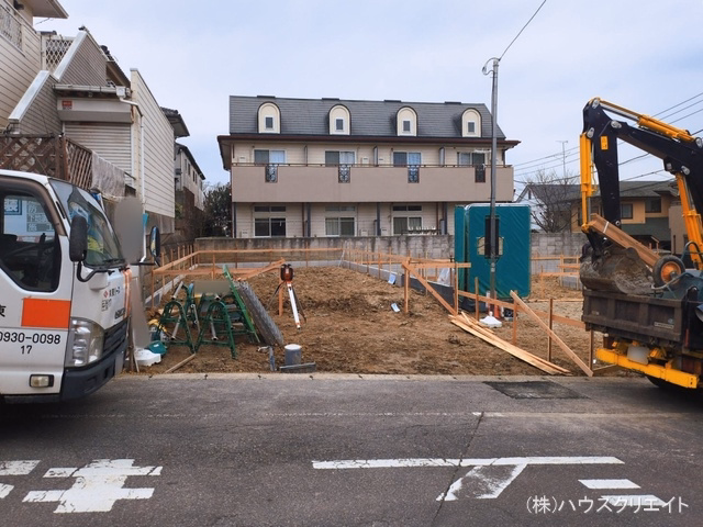 千葉県松戸市中金杉4丁目の新築戸建て更地・土地写真 2026年3月1日撮影