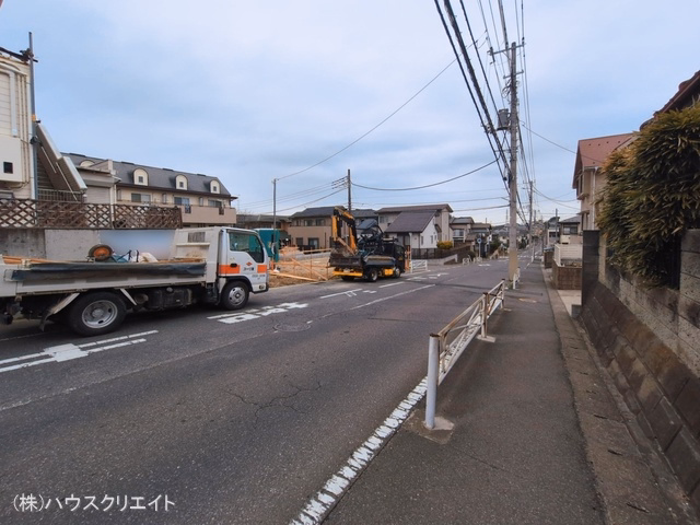 千葉県松戸市中金杉4丁目の新築戸建て更地・土地写真 2026年3月1日撮影