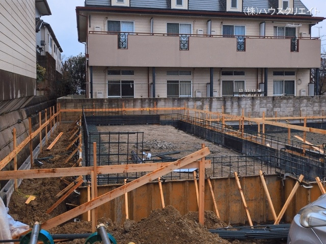 千葉県松戸市中金杉4丁目の新築戸建て基礎写真 2026年3月9日撮影