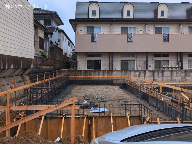 千葉県松戸市中金杉4丁目の新築戸建て基礎写真 2026年3月9日撮影