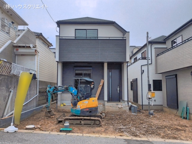 千葉県松戸市中金杉4丁目の新築戸建て外構写真 2026年6月29日撮影