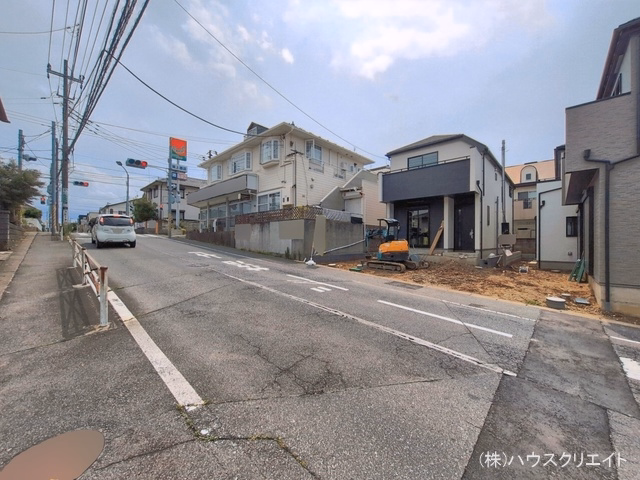 千葉県松戸市中金杉4丁目の新築戸建て外構写真 2026年6月29日撮影