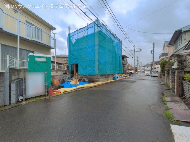 千葉県柏市豊上町の新築戸建て上棟写真 2026年4月9日撮影
