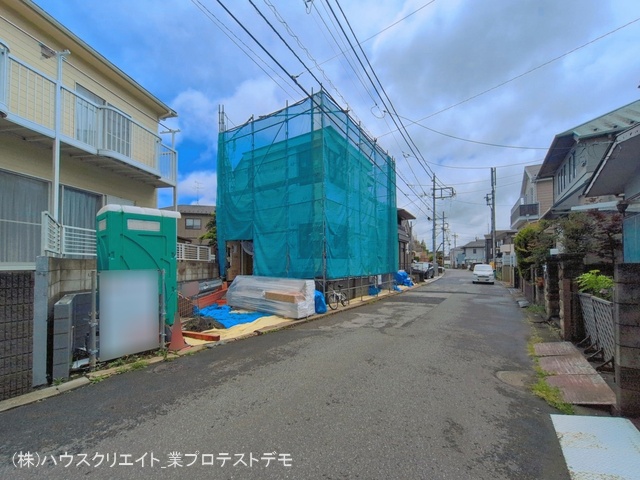 千葉県柏市豊上町の新築戸建てシート写真 2026年4月26日撮影