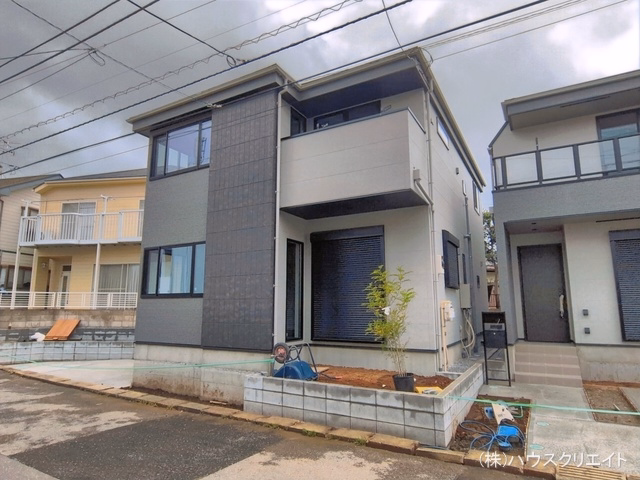 千葉県柏市豊上町の新築戸建て外構写真 2026年6月14日撮影