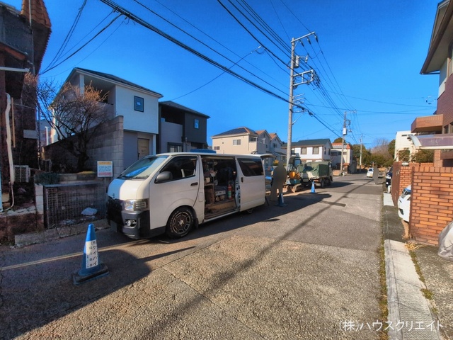 千葉県柏市大津ケ丘1丁目の新築戸建て外構写真 2026年3月11日撮影