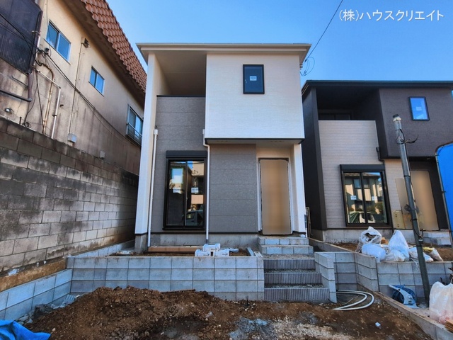 千葉県柏市大津ケ丘１丁目の新築戸建て外構写真 2026年3月11日撮影