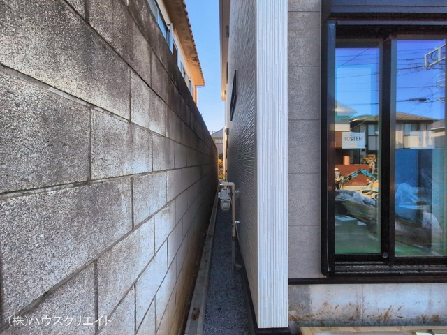 千葉県柏市大津ケ丘１丁目の新築戸建て外構写真 2026年3月11日撮影