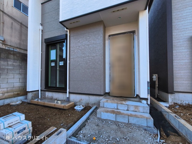 千葉県柏市大津ケ丘１丁目の新築戸建て外構写真 2026年3月11日撮影