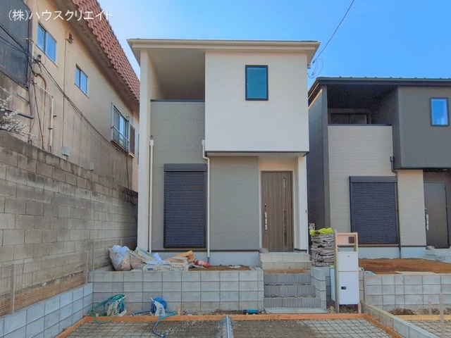 千葉県柏市大津ケ丘1丁目の新築戸建て外構写真 2026年3月22日撮影