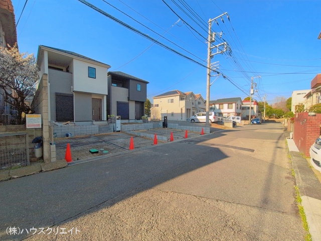 千葉県柏市大津ケ丘1丁目の新築戸建て外構写真 2026年3月22日撮影