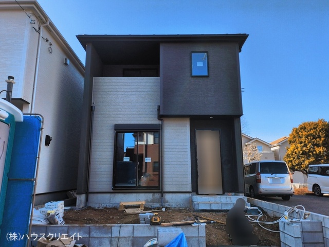 千葉県柏市大津ケ丘１丁目の新築戸建て外構写真 2026年3月11日撮影